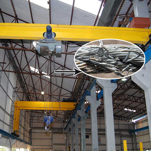 Dấu hiệu nhận biết c&aacute;p tải pa lăng cầu trục xuống cấp cần thay mới 