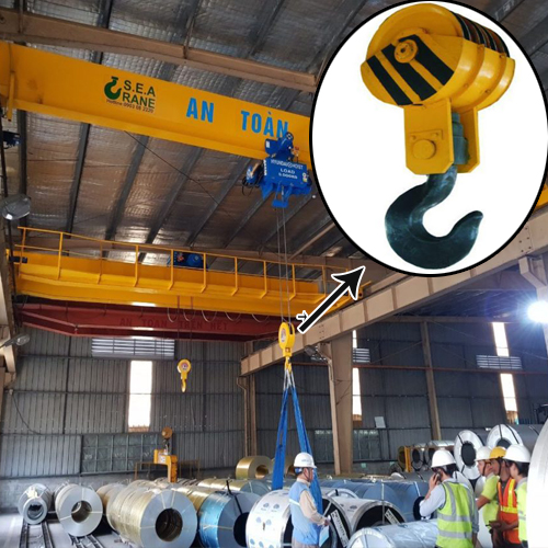 M&oacute;c treo d&agrave;nh cho cầu trục v&agrave; những dấu hiệu cần thay mới 